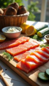 Филе форели слабой соли, слайсы 200 г — фото в галерее
